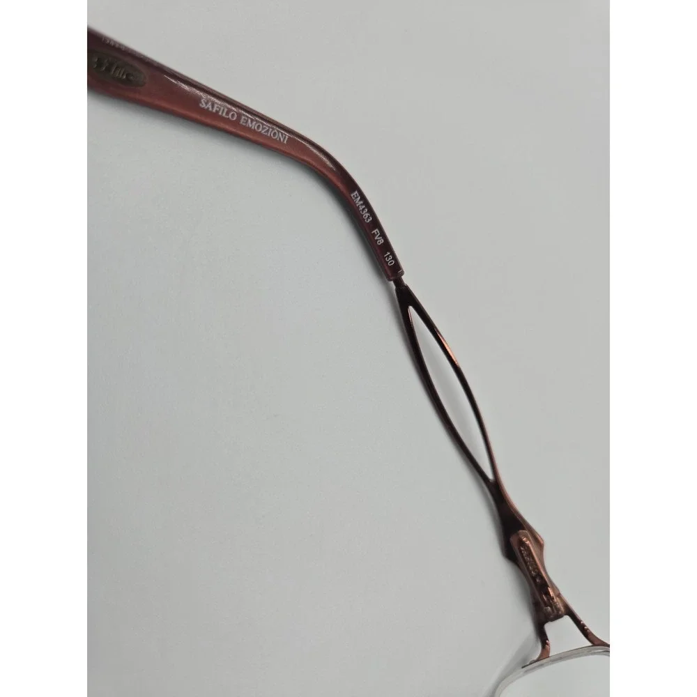 Emozioni by Safilo Eyeglasses Frames Only EM4363 FV8 Rectangle 53-18 130 Italy